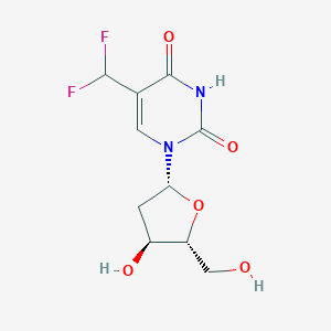 molecular formula C10H12F2N2O5 B010122 alpha,alpha-Difluorothymidine CAS No. 101527-46-2