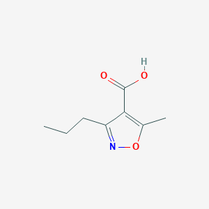 5-methyl-3-propyl-1,2-oxazole-4-carboxylic Acid
