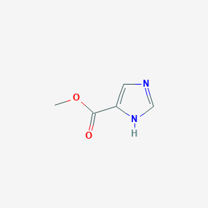 molecular formula C5H6N2O2 B101223 Methyl 4-imidazolecarboxylate CAS No. 17325-26-7