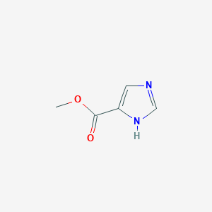 molecular formula C5H6N2O2 B101223 Methyl 1H-Imidazole-5-Carboxylate CAS No. 17325-26-7
