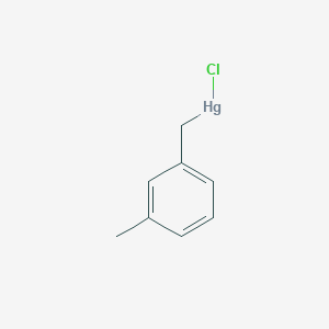 molecular formula C8H9ClHg B101226 3-Methylbenzyl mercuric chloride CAS No. 19224-35-2