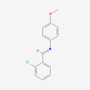 molecular formula C14H12ClNO B101229 N-(2-Chlorobenzylidene)-4-methoxyaniline CAS No. 17099-11-5