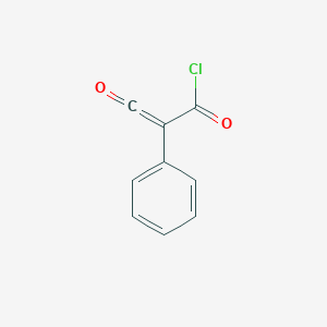 molecular formula C9H5ClO2 B101231 3-Oxo-2-phenylprop-2-enoyl chloride CAS No. 17118-70-6