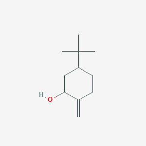molecular formula C11H20O B101241 Cyclohexanol, 5-(1,1-dimethylethyl)-2-methylene-, cis- CAS No. 19245-69-3