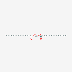 molecular formula C12H23CuO2+ B101262 Copper dilaurate CAS No. 19179-44-3