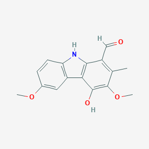 molecular formula C16H15NO4 B010127 Carbazomycin F CAS No. 103744-21-4