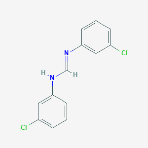 molecular formula C13H10Cl2N2 B101274 N,N'-bis(3-chlorophenyl)methanimidamide CAS No. 16596-00-2