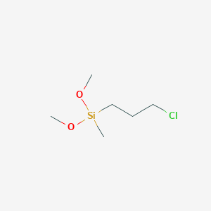 molecular formula C6H15ClO2Si B101277 3-Chloropropylmethyldimethoxysilane CAS No. 18171-19-2
