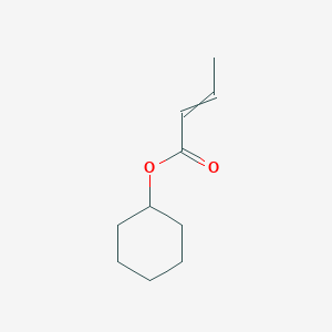 molecular formula C10H16O2 B101282 2-Butenoic acid, cyclohexyl ester CAS No. 16491-62-6