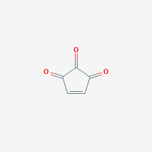 molecular formula C5H2O3 B101289 Cyclopent-4-ene-1,2,3-trione CAS No. 15548-56-8
