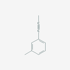 molecular formula C10H10 B101291 Benzene, 1-methyl-3-(1-propynyl)- CAS No. 18826-62-5