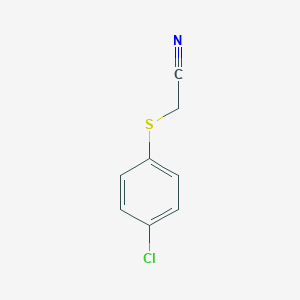 molecular formula C8H6ClNS B101301 (4-Chlorophenylthio)acetonitrile CAS No. 18527-19-0