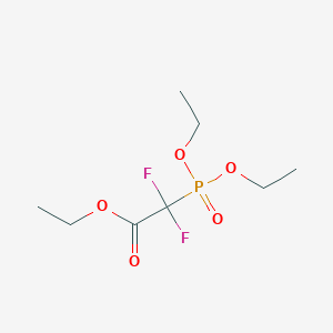 molecular formula C8H15F2O5P B101302 Difluoro(diethoxyphosphinyl)acetic acid ethyl ester CAS No. 17843-01-5