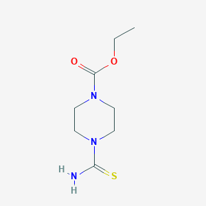 molecular formula C8H15N3O2S B101303 ethyl 4-carbamothioylpiperazine-1-carboxylate CAS No. 19553-02-7