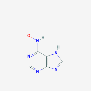 molecular formula C6H7N5O B101304 N(6)-Methoxyadenine CAS No. 17124-24-2
