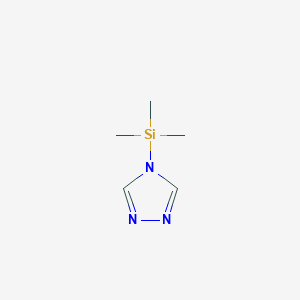 molecular formula C5H11N3Si B101317 Trimethyl(1,2,4-triazol-4-yl)silane CAS No. 18827-14-0