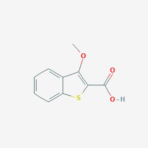 molecular formula C10H8O3S B101319 3-甲氧基苯并[b]噻吩-2-羧酸 CAS No. 19354-50-8