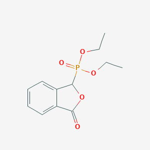 molecular formula C12H15O5P B101320 3-diethoxyphosphoryl-3H-isobenzofuran-1-one CAS No. 17858-15-0