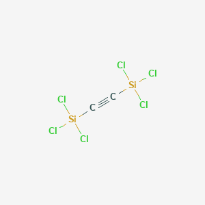 molecular formula C2Cl6Si2 B101322 Bis(trichlorosilyl)acetylene CAS No. 18038-55-6