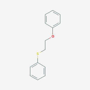 molecular formula C14H14OS B101340 Benzene, ((2-phenoxyethyl)thio)- CAS No. 17414-04-9
