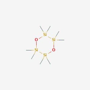 molecular formula C8H24O2Si4 B101347 2,2,3,3,5,5,6,6-Octamethyl-1,4,2,3,5,6-dioxatetrasilinane CAS No. 17865-73-5
