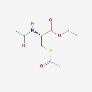 (R)-ethyl 2-acetamido-3-(acetylthio)propanoate