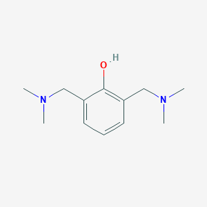 molecular formula C12H20N2O B101359 alpha,alpha'-Bis(dimethylamino)-2,6-xylenol CAS No. 15827-34-6