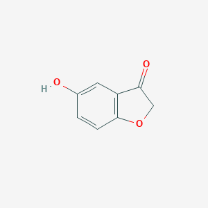 molecular formula C8H6O3 B101364 5-Hydroxybenzofuran-3(2H)-one CAS No. 19278-82-1