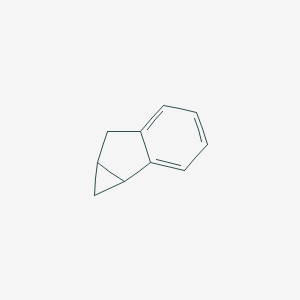 molecular formula C10H10 B101376 1,1a,6,6a-Tetrahydrocycloprop[a]indene CAS No. 15677-15-3