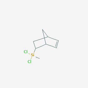 molecular formula C8H12Cl2Si B101378 5-(Bicycloheptenyl)methyldichlorosilane CAS No. 18245-94-8