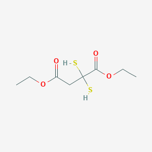 molecular formula C8H14O4S2 B101381 Diethyl dimercaptosuccinate CAS No. 17660-58-1