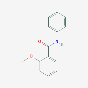 molecular formula C14H13NO2 B101385 2-methoxy-N-phenylbenzamide CAS No. 6833-21-2