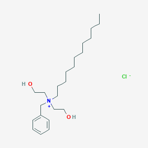 molecular formula C23H42ClNO2 B101389 Benzoxonium chloride CAS No. 19379-90-9