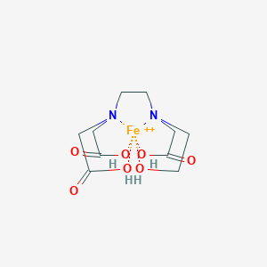 molecular formula C10H18FeN2O7+2 B101393 Ferric HEDTA CAS No. 17084-02-5