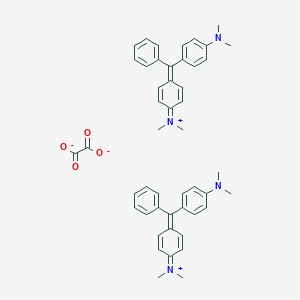 molecular formula C27H34N2O4S B101394 [4-[[4-(二甲氨基)苯基]-苯甲亚甲基]环己-2,5-二烯-1-亚甲基]-二甲基氮杂鎓；草酸盐 CAS No. 18015-76-4