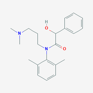 molecular formula C21H28N2O2 B101403 N-(3-(Dimethylamino)propyl)-2',6'-dimethyl-2-phenylglycolanilide CAS No. 18095-72-2