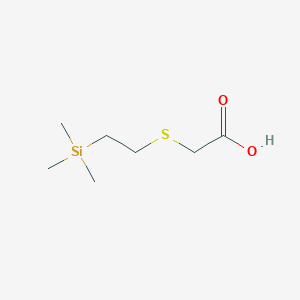 molecular formula C7H16O2SSi B101408 2-(Carboxymethylthio)ethyltrimethylsilane CAS No. 18269-42-6