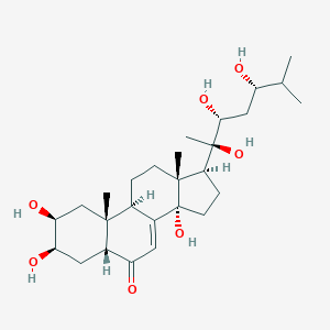 molecular formula C27H44O7 B101409 Pterosterone CAS No. 18089-44-6