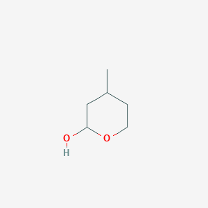 molecular formula C6H12O2 B101429 2-Hydroxy-4-methyltetrahydropyran CAS No. 18653-57-1