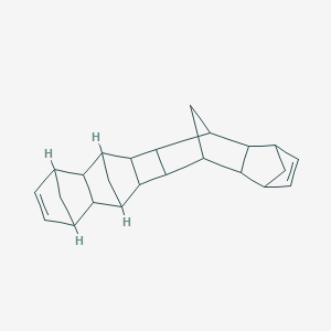 molecular formula C24H28 B101432 nonacyclo[12.6.1.14,11.16,9.116,19.02,13.03,12.05,10.015,20]tetracosa-7,17-diene CAS No. 17829-32-2