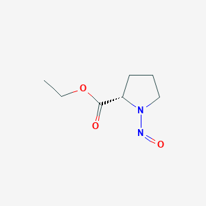 molecular formula C7H12N2O3 B101440 Ethyl 1-nitrosoproline CAS No. 17431-20-8