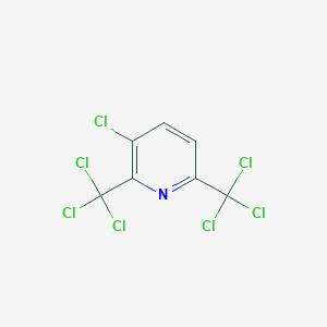 molecular formula C7H2Cl7N B101444 3-Chloro-2,6-bis(trichloromethyl)pyridine CAS No. 18459-49-9