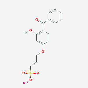 Potassium 3-(4-benzoyl-3-hydroxyphenoxy)propanesulphonate
