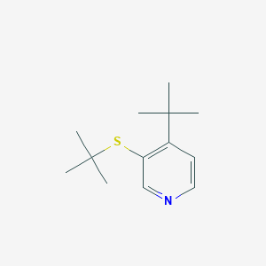3-tert-Butylthio-4-tert-butylpyridine