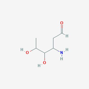 molecular formula C6H14ClNO3 B101481 3-Amino-4,5-dihydroxy-hexanal CAS No. 19196-51-1