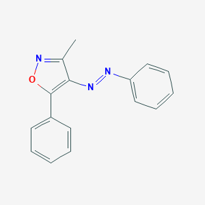 (3-Methyl-5-phenyl-1,2-oxazol-4-yl)-phenyldiazene