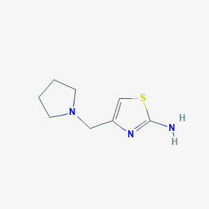 4-(Pyrrolidin-1-ylmethyl)-1,3-thiazol-2-amine