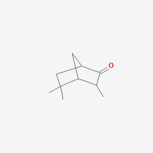 molecular formula C10H16O B101493 3,5,5-Trimethylbicyclo[2.2.1]heptan-2-one CAS No. 18358-53-7