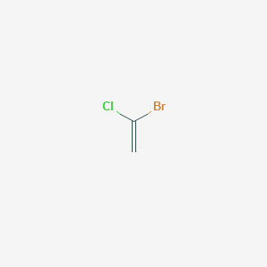 molecular formula C2H2BrCl B101495 Ethene, 1-bromo-1-chloro- CAS No. 17759-85-2