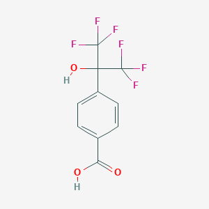 4-(1,1,1,3,3,3-Hexafluoro-2-hydroxypropan-2-yl)benzoic acid
